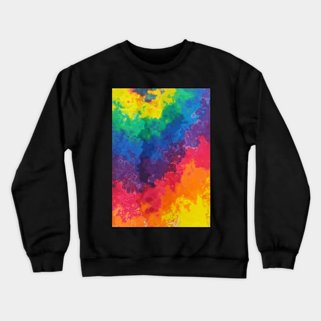 Tie Dye Crewneck Sweatshirt by LaurenPatrick